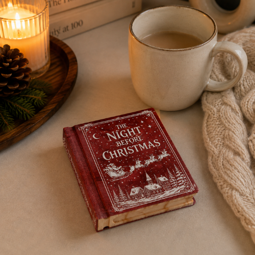 CHRISTMAS BOOK COASTER – PRE-ORDER ONLY
